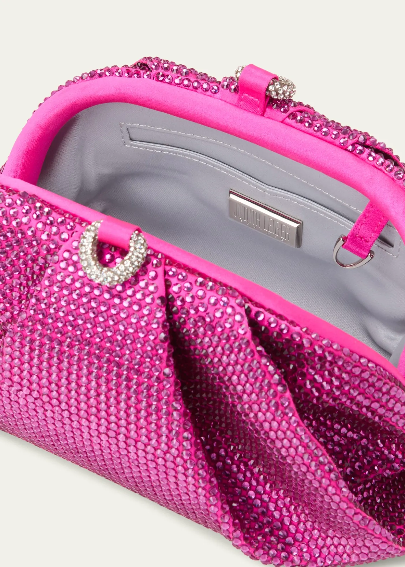 Judith Leiber CoutureGemma Pleated Crystal Clutch Bag