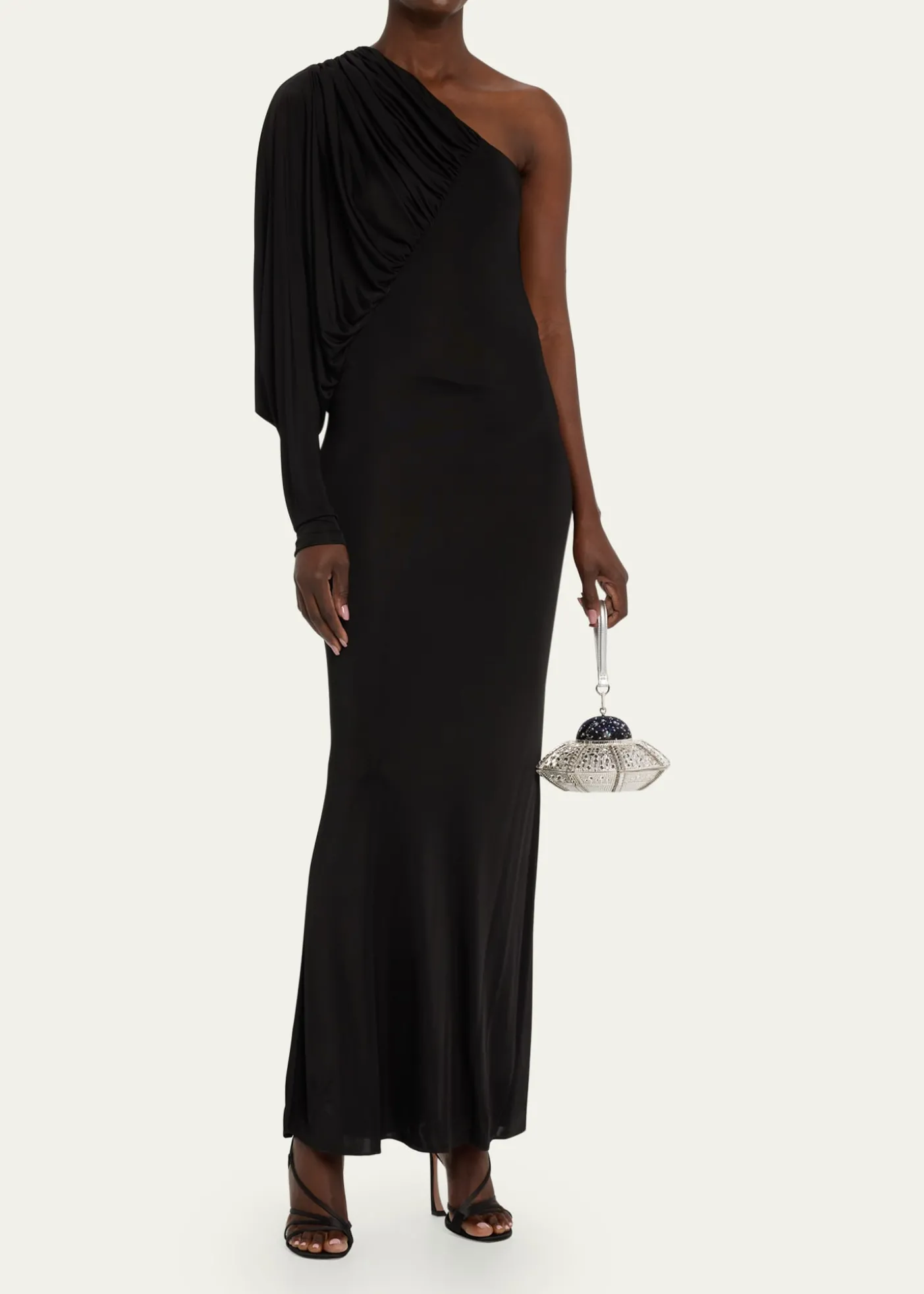 Judith Leiber CoutureUFO Orbiter Clutch Bag With Removable Wristlet Strap