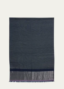 Kashmir LoomStria Diamond Weave Cashmere Stole