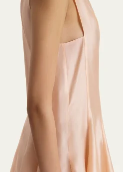 KhaiteMags Sleeveless Paneled Short Dress
