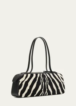 KhaiteSimona Zebra-Print Calf Hair Shoulder Bag