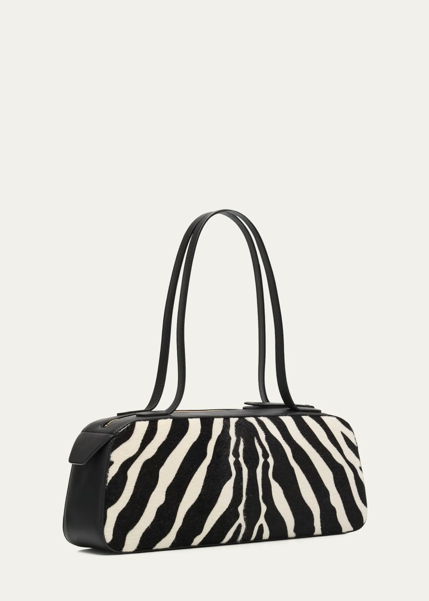 KhaiteSimona Zebra-Print Calf Hair Shoulder Bag