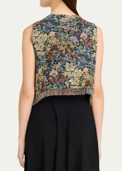 Kobi HalperinHazel Tapestry Beaded Vest