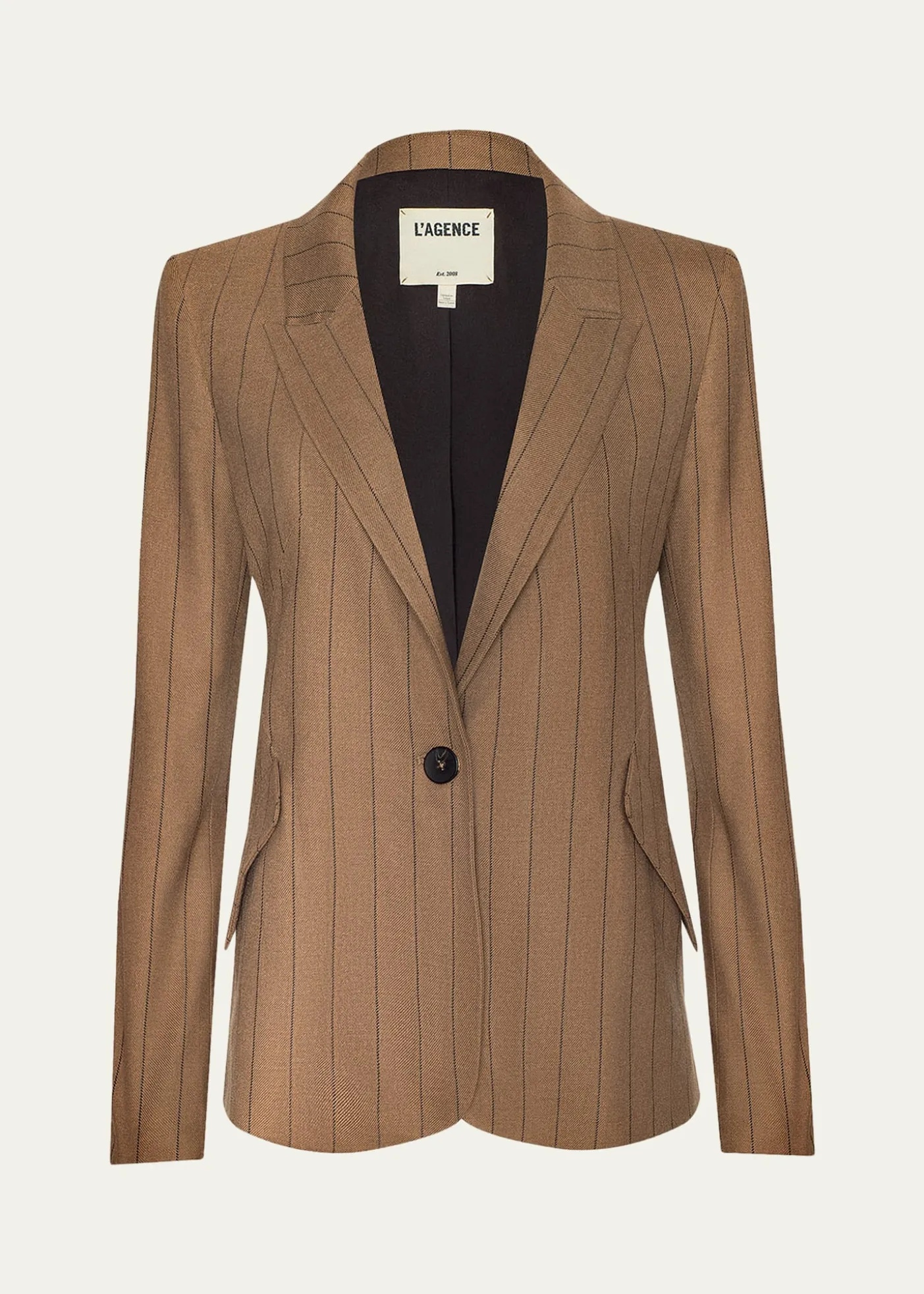 L'AgenceChamberlain Pinstriped Single-Breasted Blazer