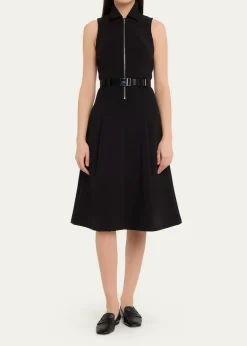 L'AgenceKylo Belted Lace Shirtdress