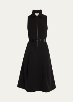 L'AgenceKylo Belted Lace Shirtdress