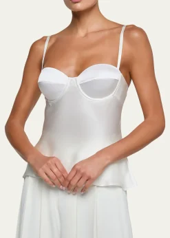 L'AgenceOrlina Silk Camisole