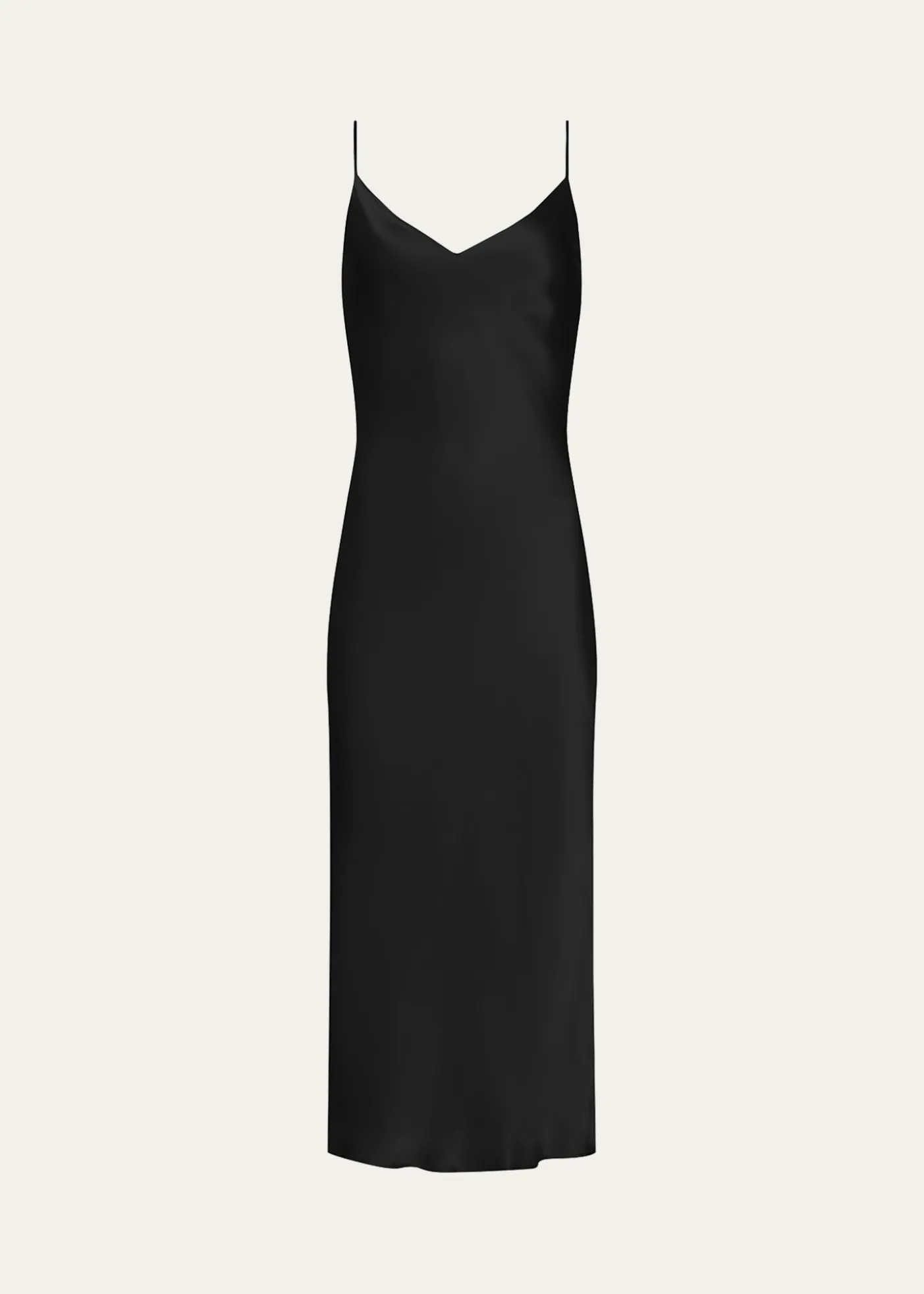 L'AgenceSeridie Mid-Length Silk Slip Dress