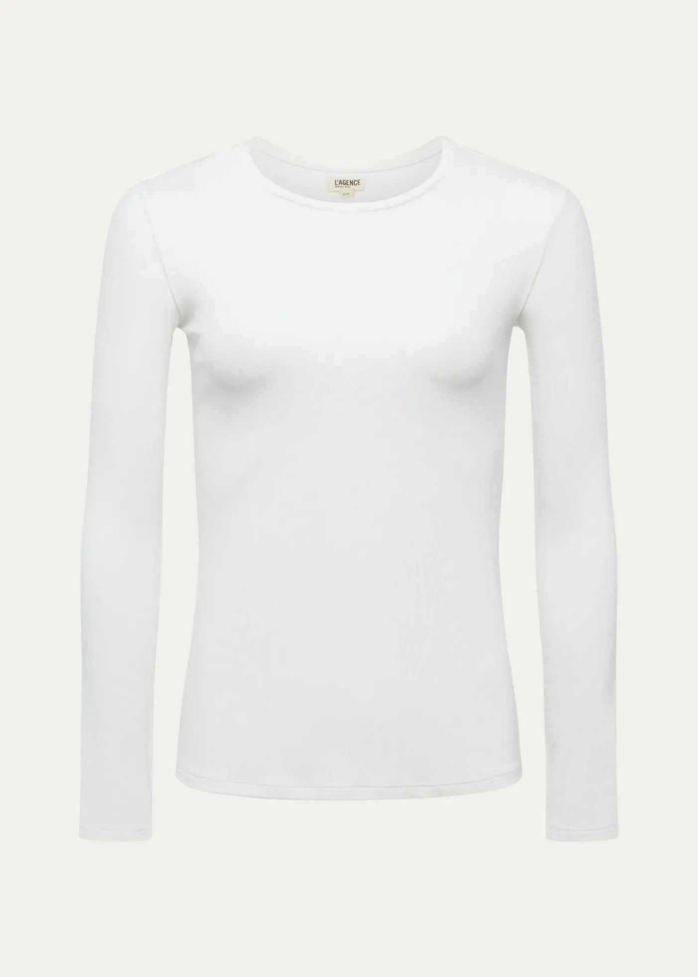 L'AgenceTess Long-Sleeve Crewneck Tee