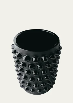 LaliqueMossi Black XXL Vase - 12"