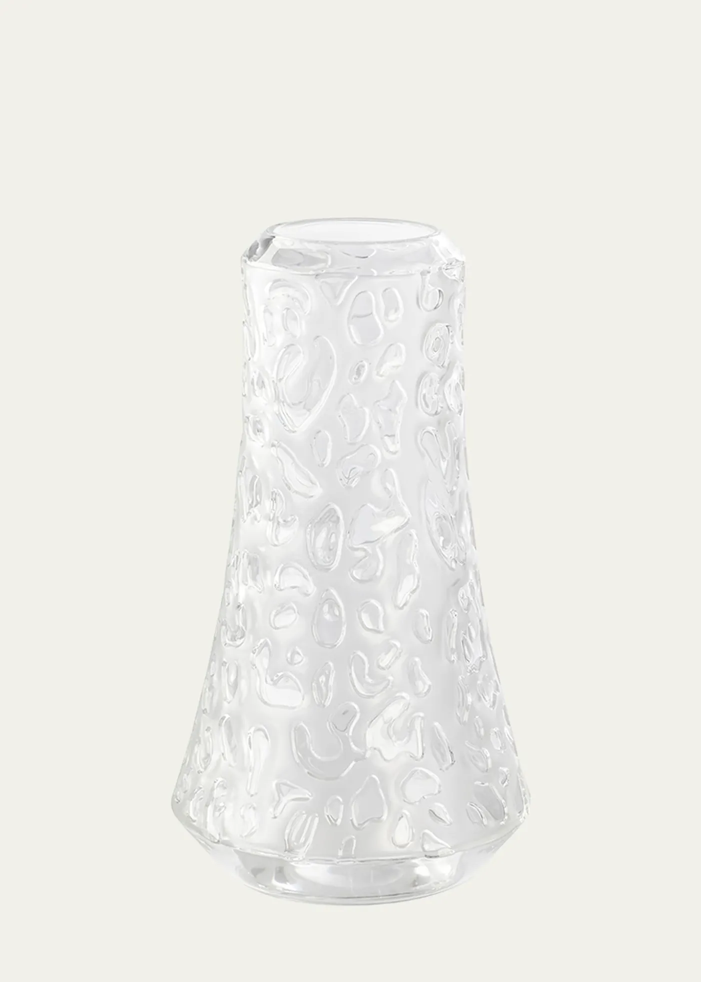 LaliquePanther Vase, Clear