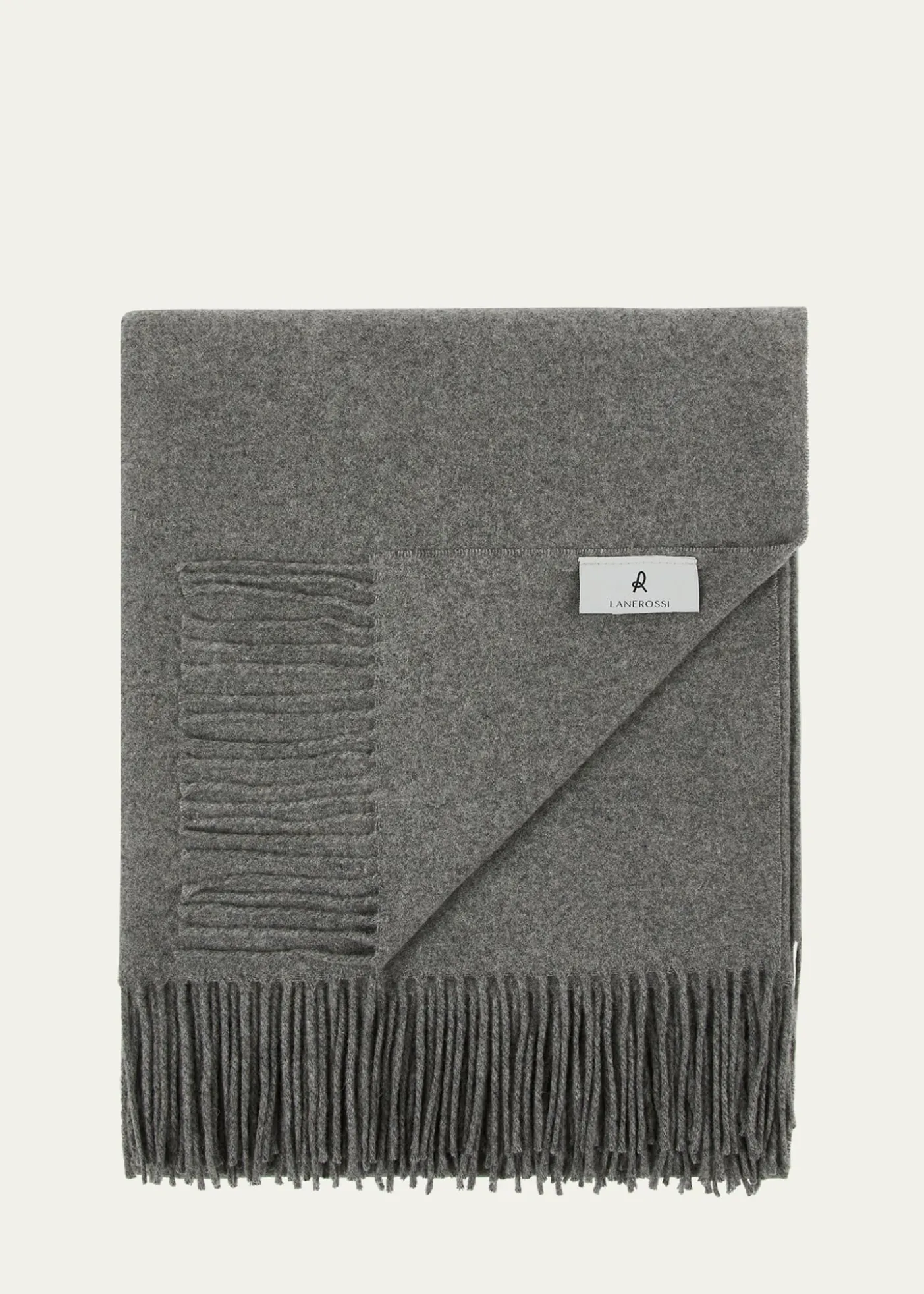 LANEROSSIEverest Color Reversible Cashmere Throw, 51" x 70"