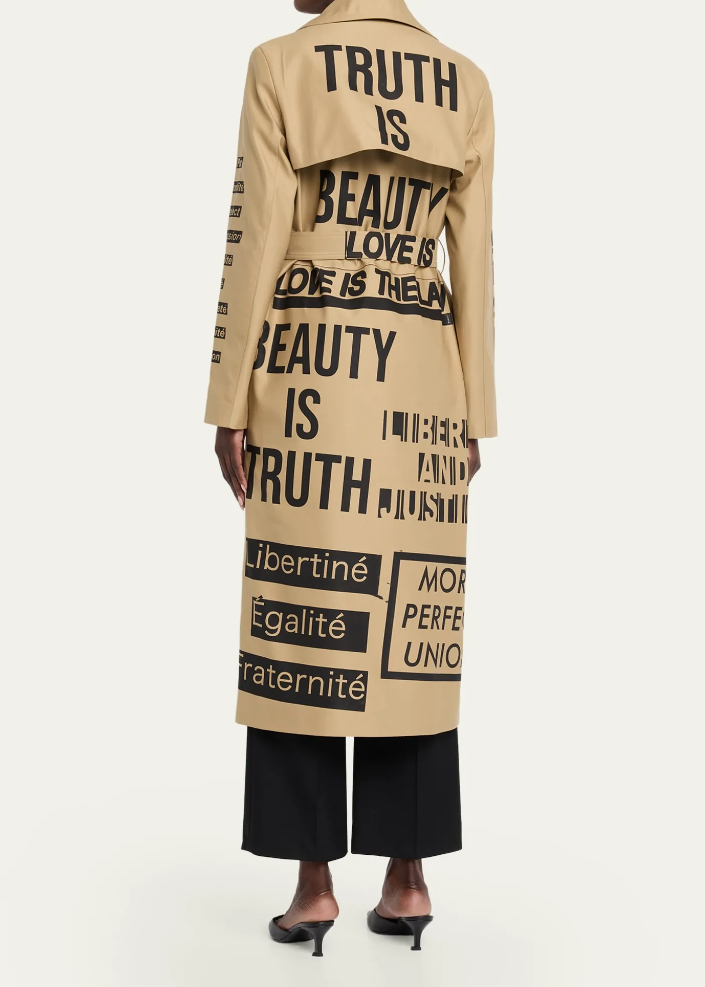 LibertineDemocracy Lean Trench Coat