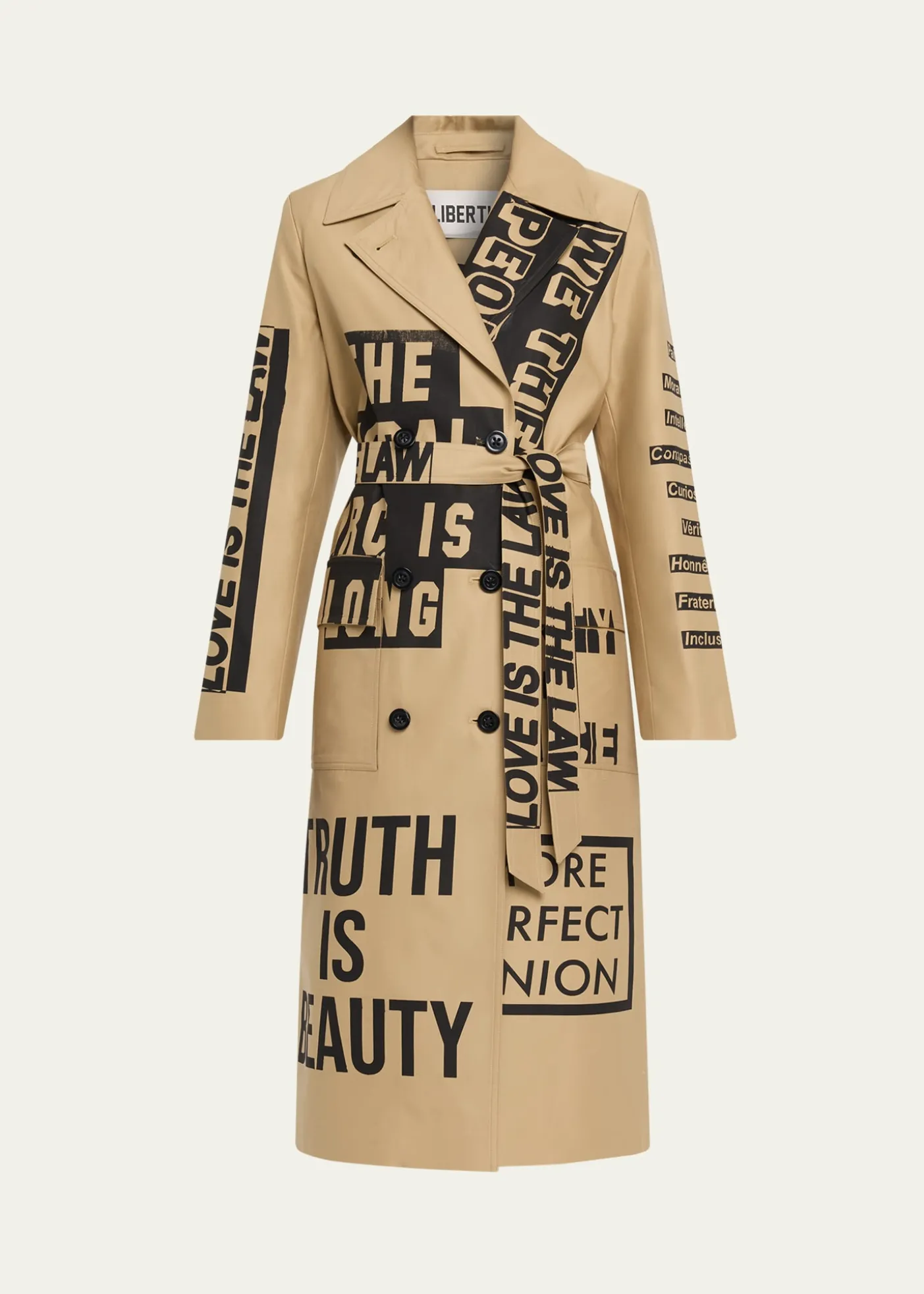 LibertineDemocracy Lean Trench Coat