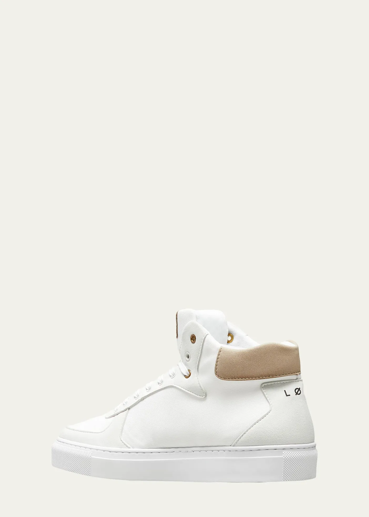 LOCIEleven Colorblock High-Top Court Sneakers - Made with Recycled Nylon