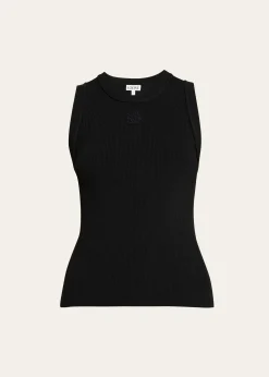 LoeweAnagram Rib Tank Top