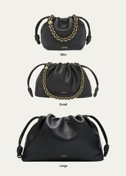 LoeweFlamenco Small Shoulder Bag in Napa Leather