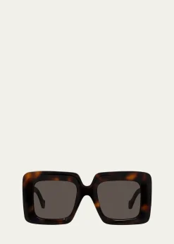LoeweMaxi Anagram Square Sunglasses