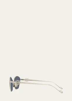 LoeweMetal Anagram Sunglasses