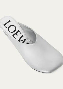 LoeweToy Metallic Mule Pumps