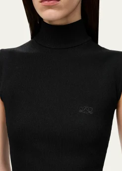 LoeweTurtleneck Sleeveless Knit Sweater