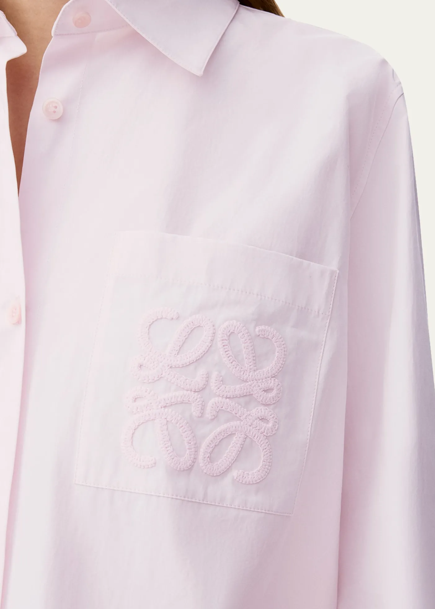 Loewex Paula's Ibiza Anagram-Pocket Button-Down Shirt