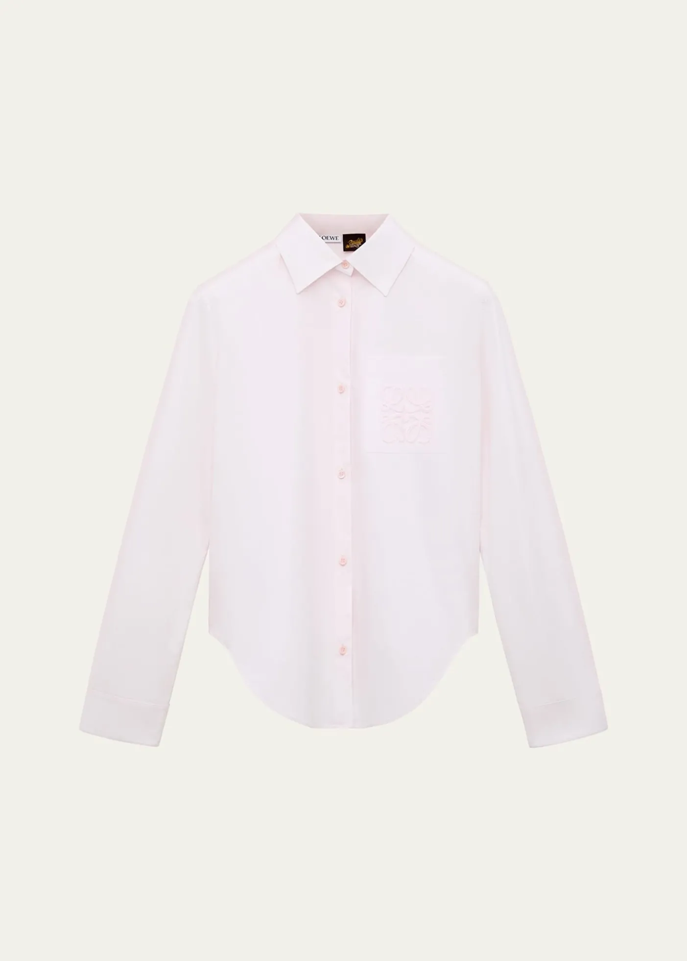 Loewex Paula's Ibiza Anagram-Pocket Button-Down Shirt