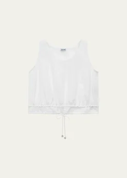 Loewex Paula's Ibiza Cropped Drawstring Top