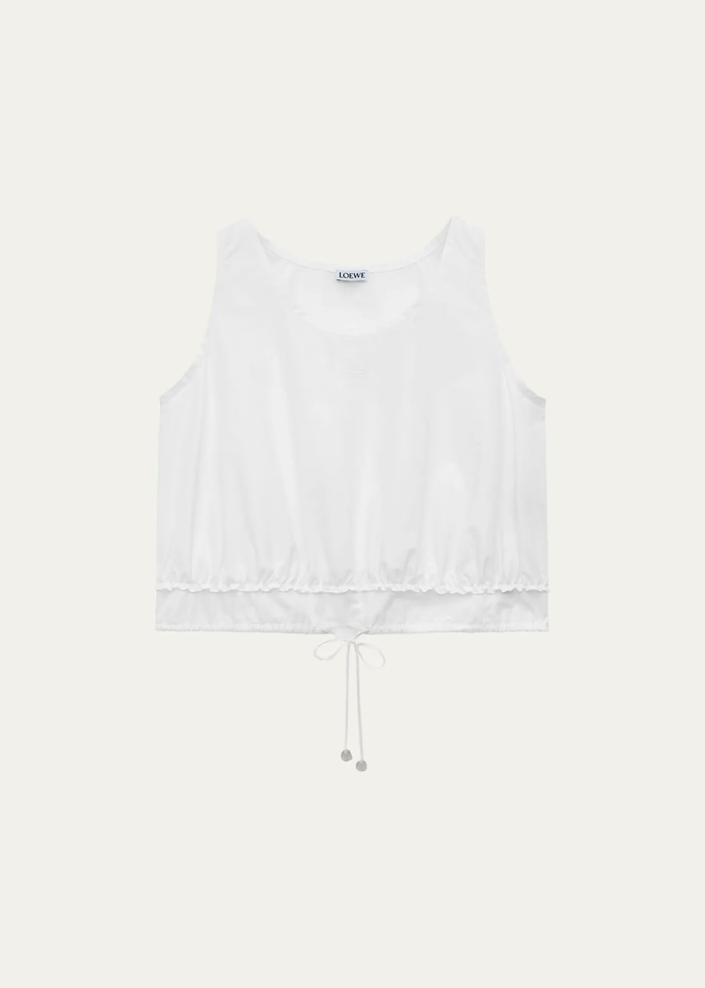 Loewex Paula's Ibiza Cropped Drawstring Top