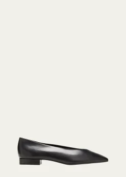 Loro PianaRebecca Calfskin Ballerina Flats
