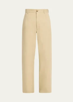 Loro PianaYoko High-Waisted Cotton Trousers