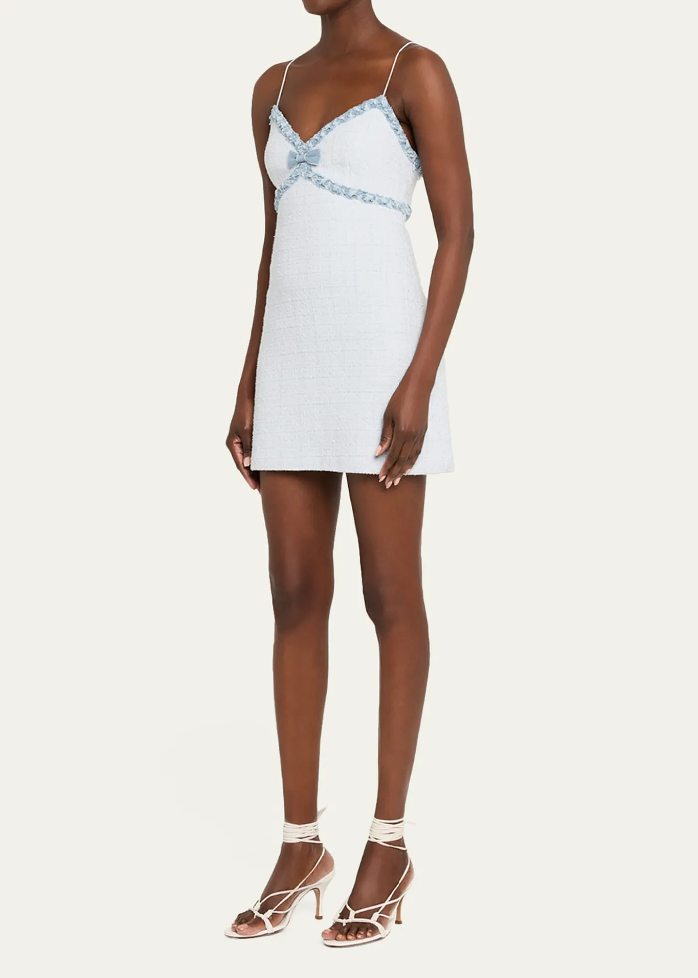 LoveShackFancyNovara Tweed Mini Dress