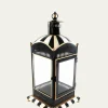 MacKenzie-ChildsCourtly Stripe Large Candle Lantern