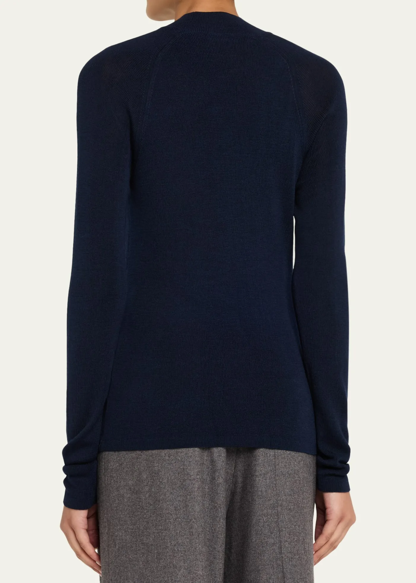 Majestic FilaturesFine Knit Merino Wool-Silk Sweater