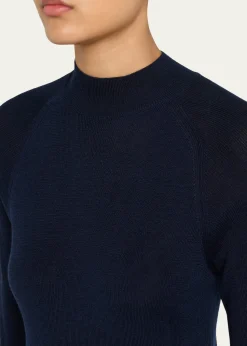 Majestic FilaturesFine Knit Merino Wool-Silk Sweater