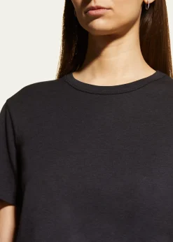 Majestic FilaturesLyocell Cotton Semi-Relaxed Short-Sleeve Crewneck tee