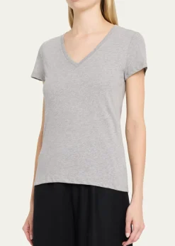 Majestic FilaturesV-Neck Deluxe Organic Cotton T-Shirt