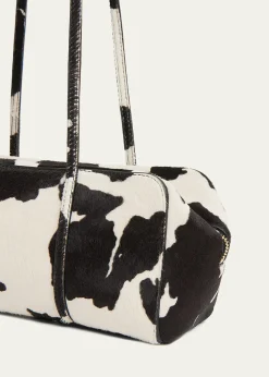Mansur GavrielFilo Cow-Print Calf Hair Shoulder Bag