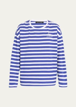 Marc JacobsDaisy Striped Long-Sleeve T-Shirt