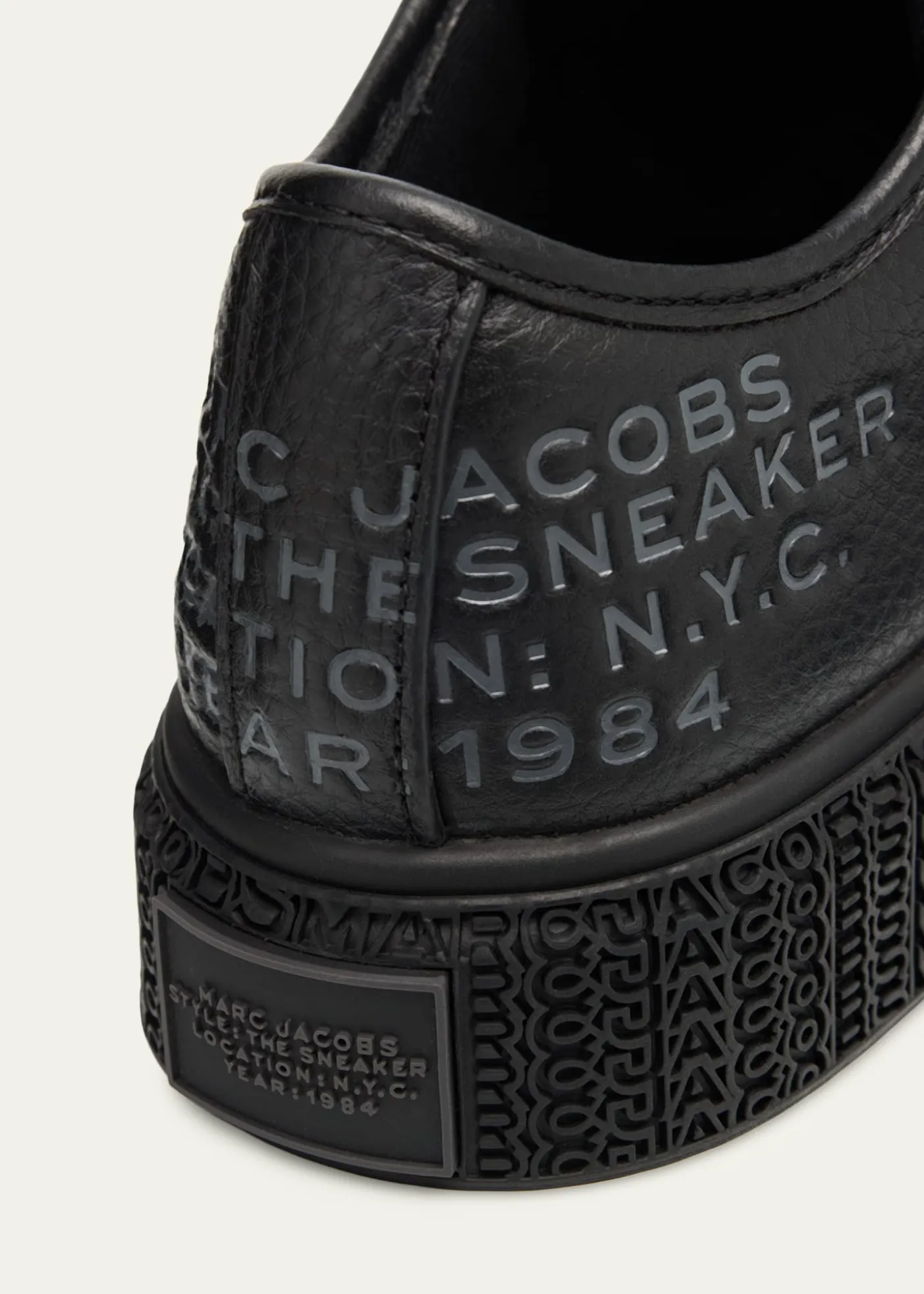 Marc JacobsLeather Low-Top Logo Sneakers