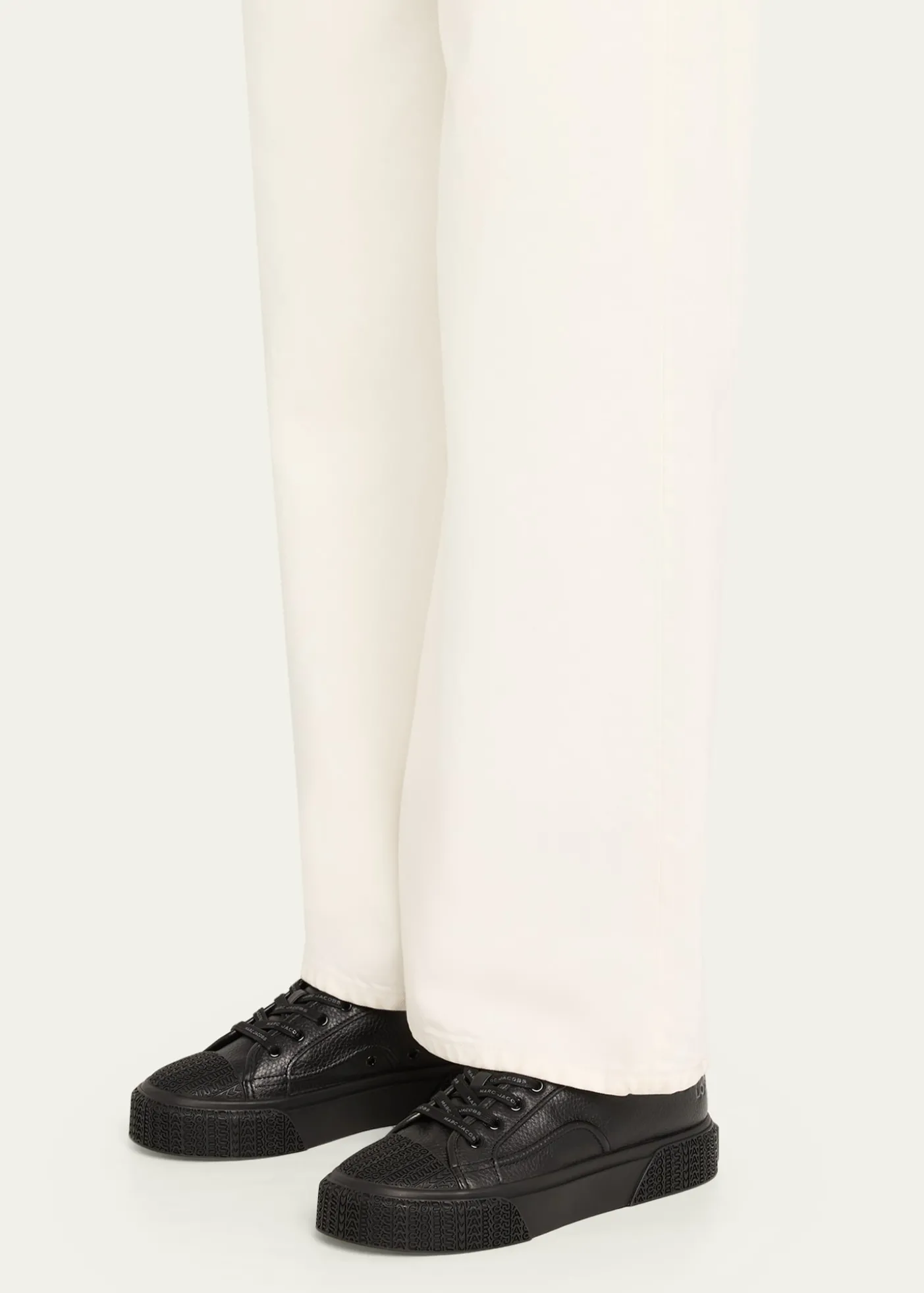 Marc JacobsLeather Low-Top Logo Sneakers