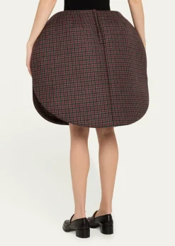 Marc Jacobs RunwayCheck Wool Circular Skirt