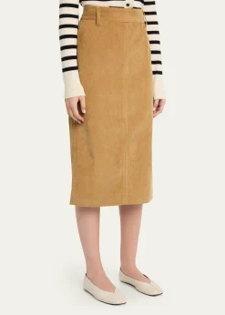 MARIA MCMANUSCorduroy Midi Pencil Skirt