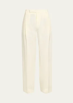 MARIA MCMANUSPleated Straight-Leg Trousers