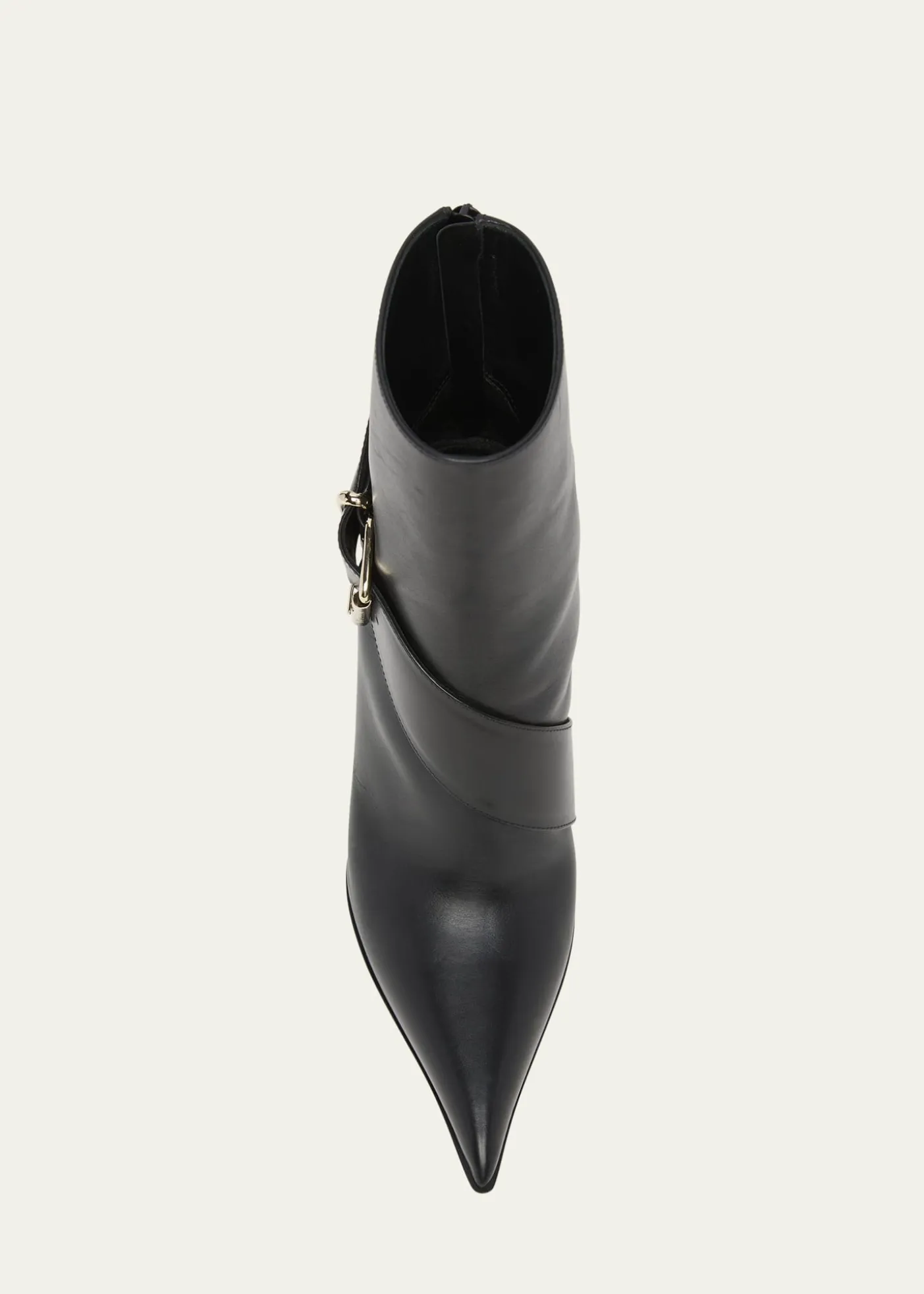 McQueenHeron Buckle Leather Ankle Booties