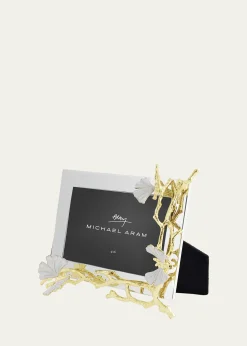 Michael AramButterfly Ginkgo White and Gold Frame, 4