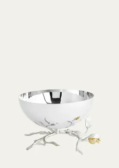 Michael AramPomegranate Silver & Gold Small Bowl with 24K Goldplate
