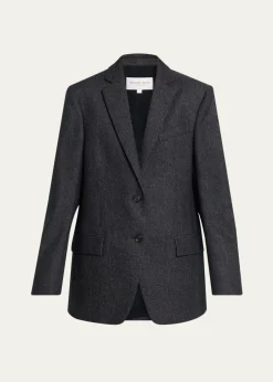 Michael Kors CollectionNico Two-Button Wool Blazer