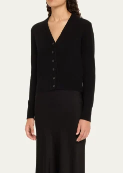 Michael Kors CollectionV-Neck Cashmere Baby Cardigan