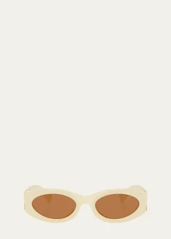 Miu Miu0MU 11WS Acetate Oval Sunglasses